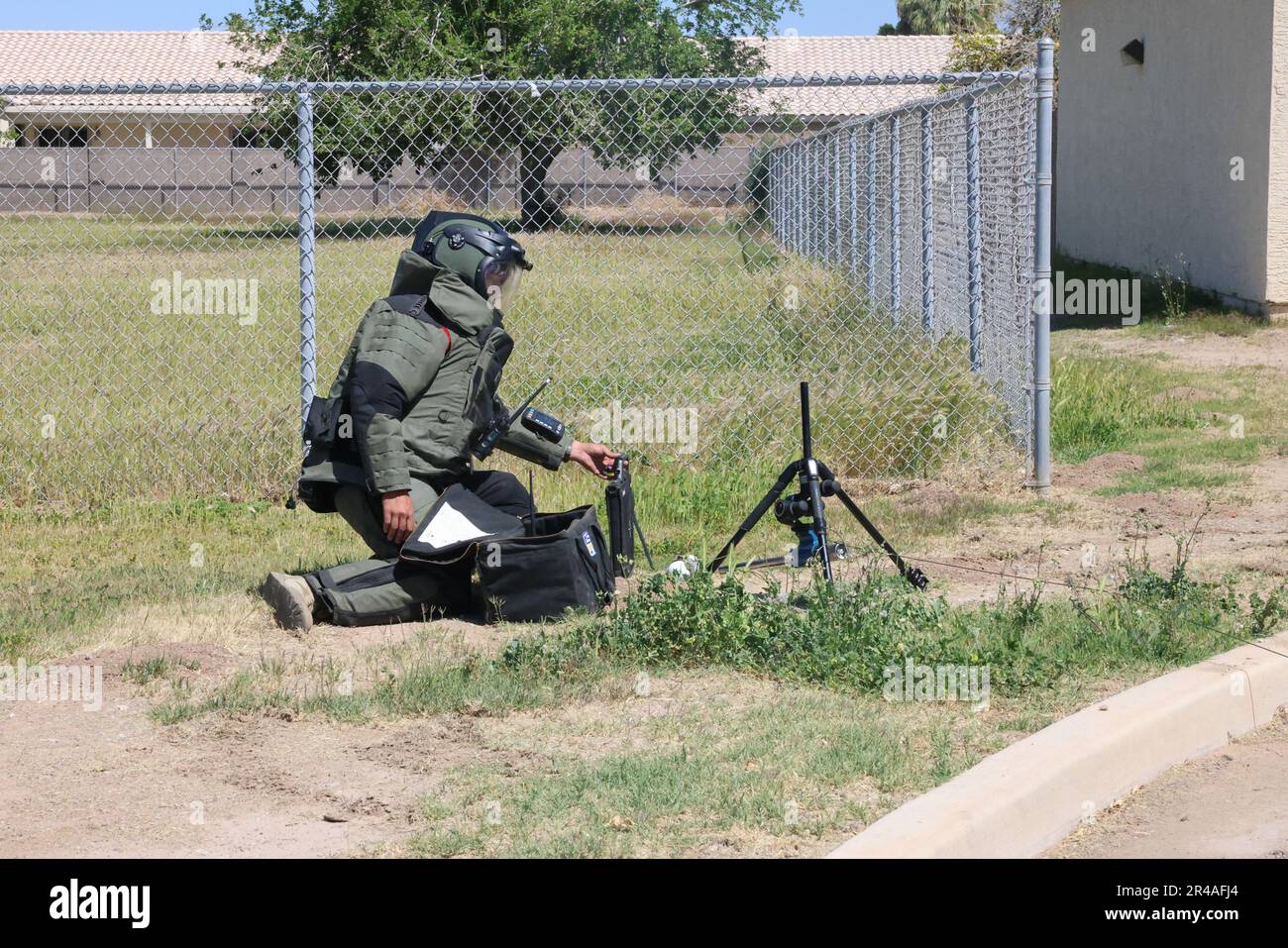U.S. Marine Corps Sgt. Cory Kim, explosive ordnance disposal technician