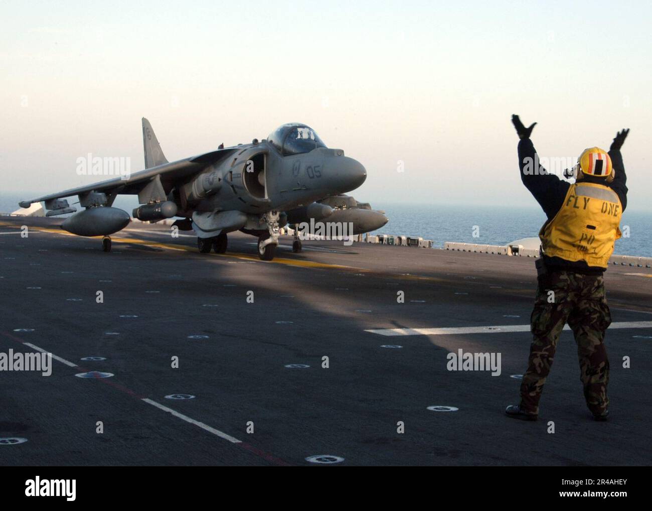 US Navy Aviation Boatswain's Mate Handler Stock Photo Alamy