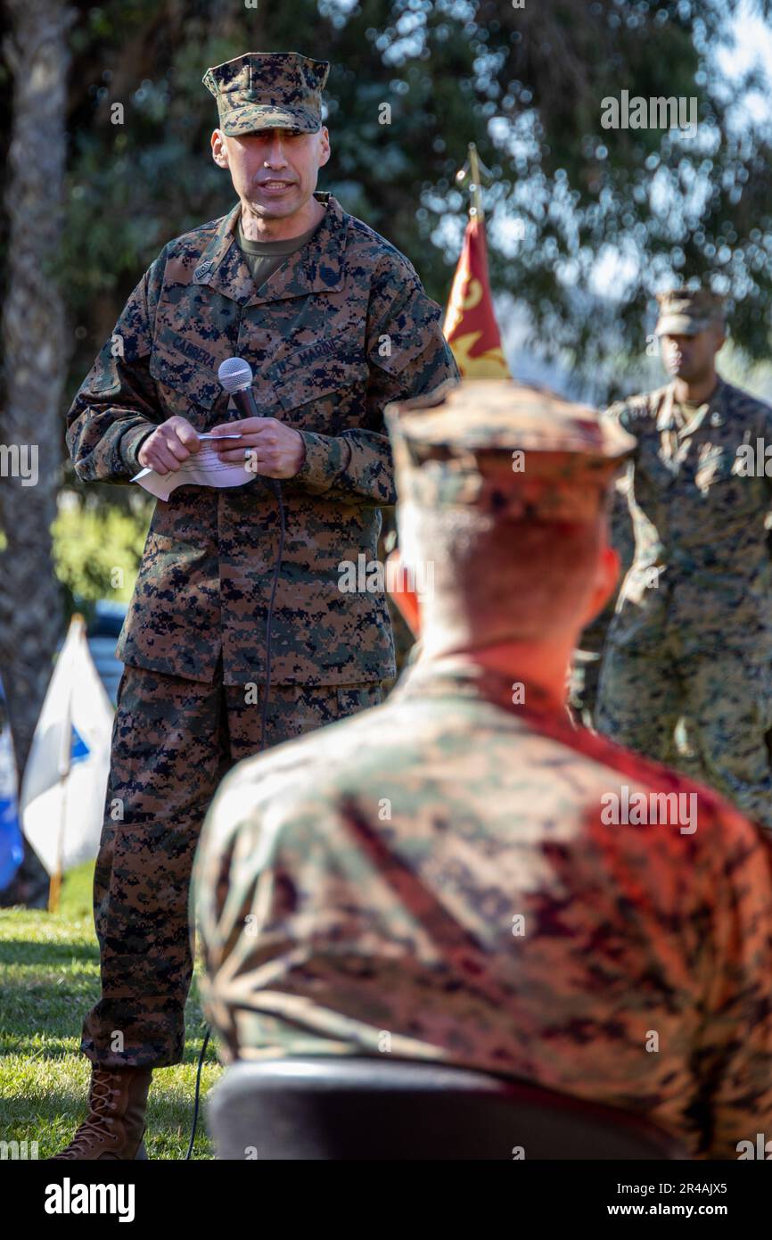 U.S. Marine Corps Sgt. Maj. Fausto H. Cabrera, the sergeant