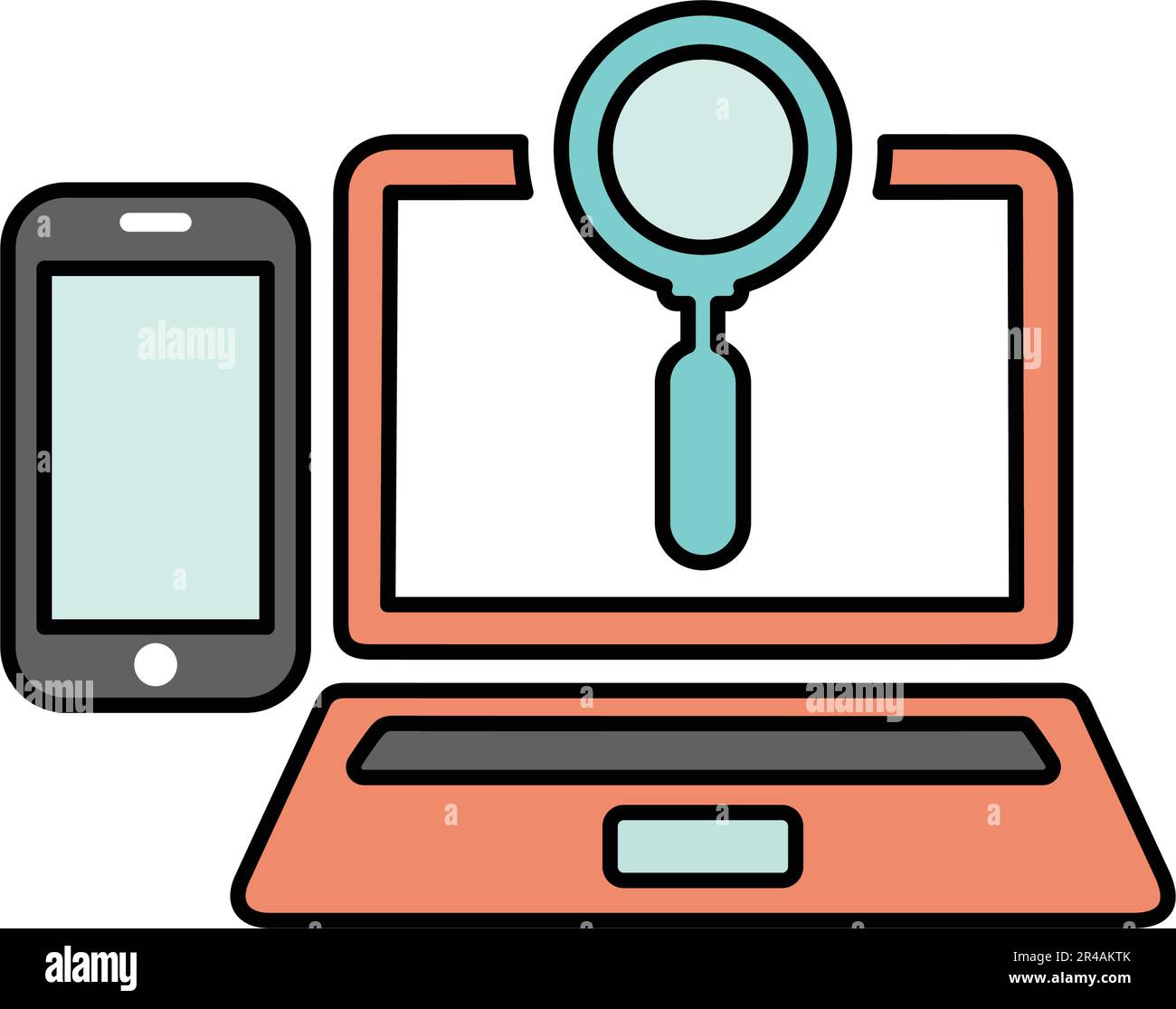 Developing seo strategy Stock Vector Images - Alamy