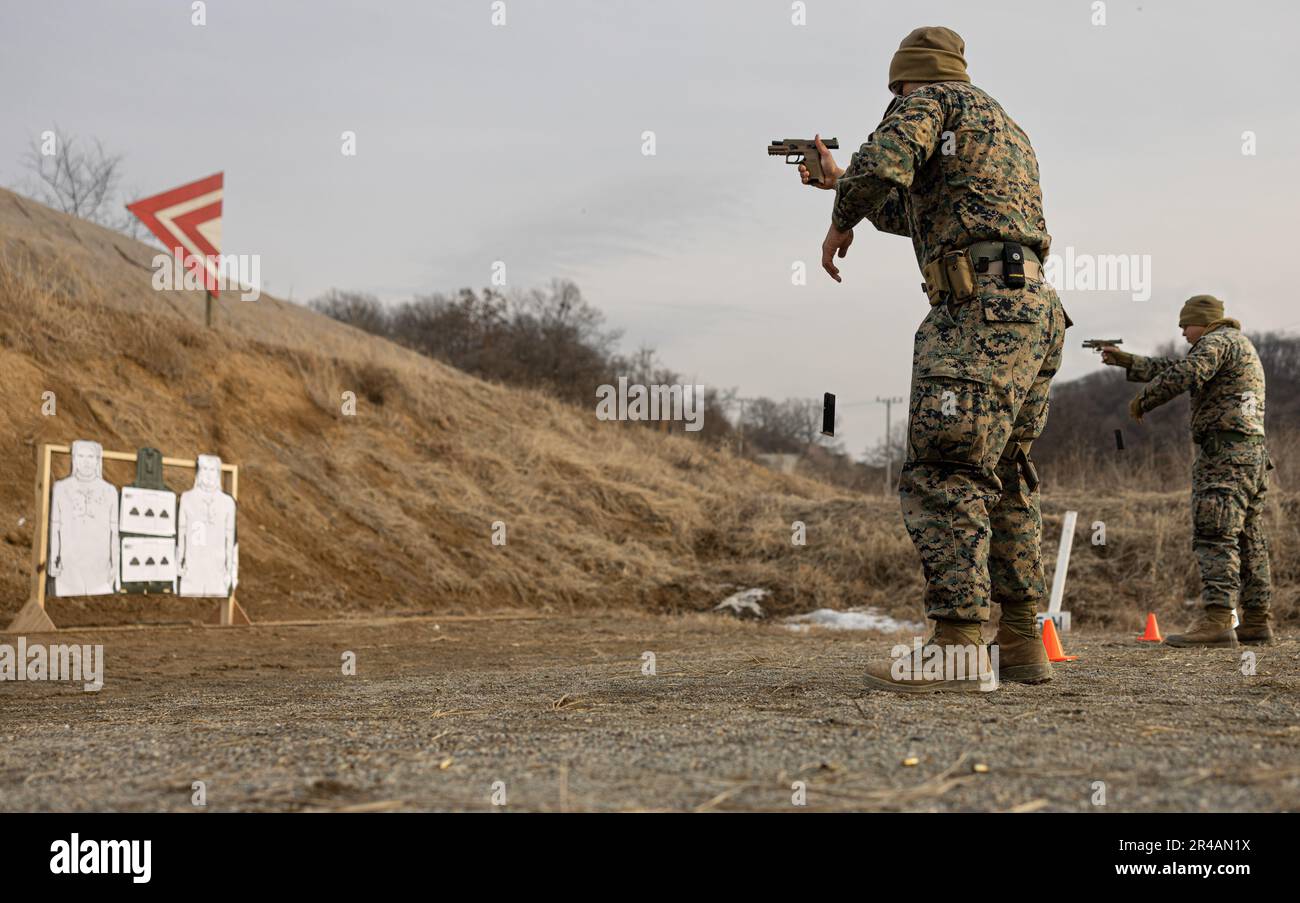 U.S. Marines with III Marine Expeditionary Force Support Battalion, III ...
