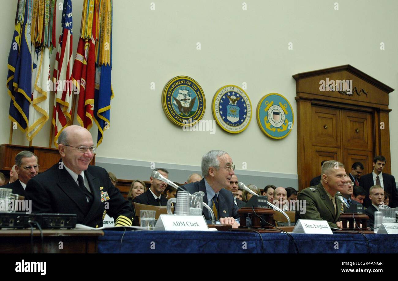 US Navy The U.S. Navy's top leaders testify before members of the House