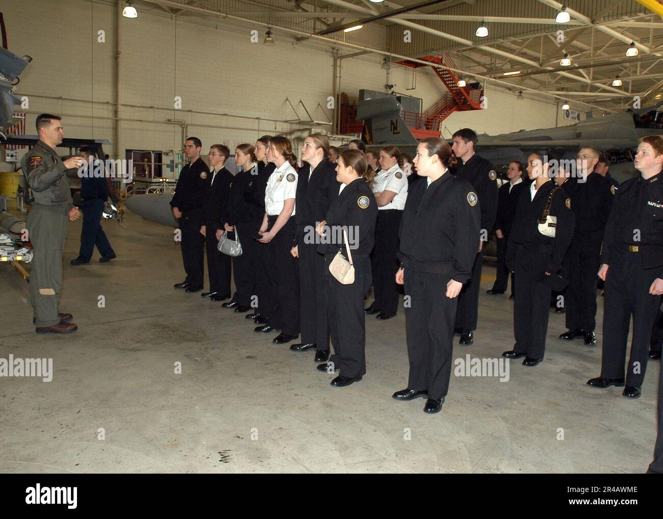 US Navy Students of the Everett High School Naval Junior Reserve
