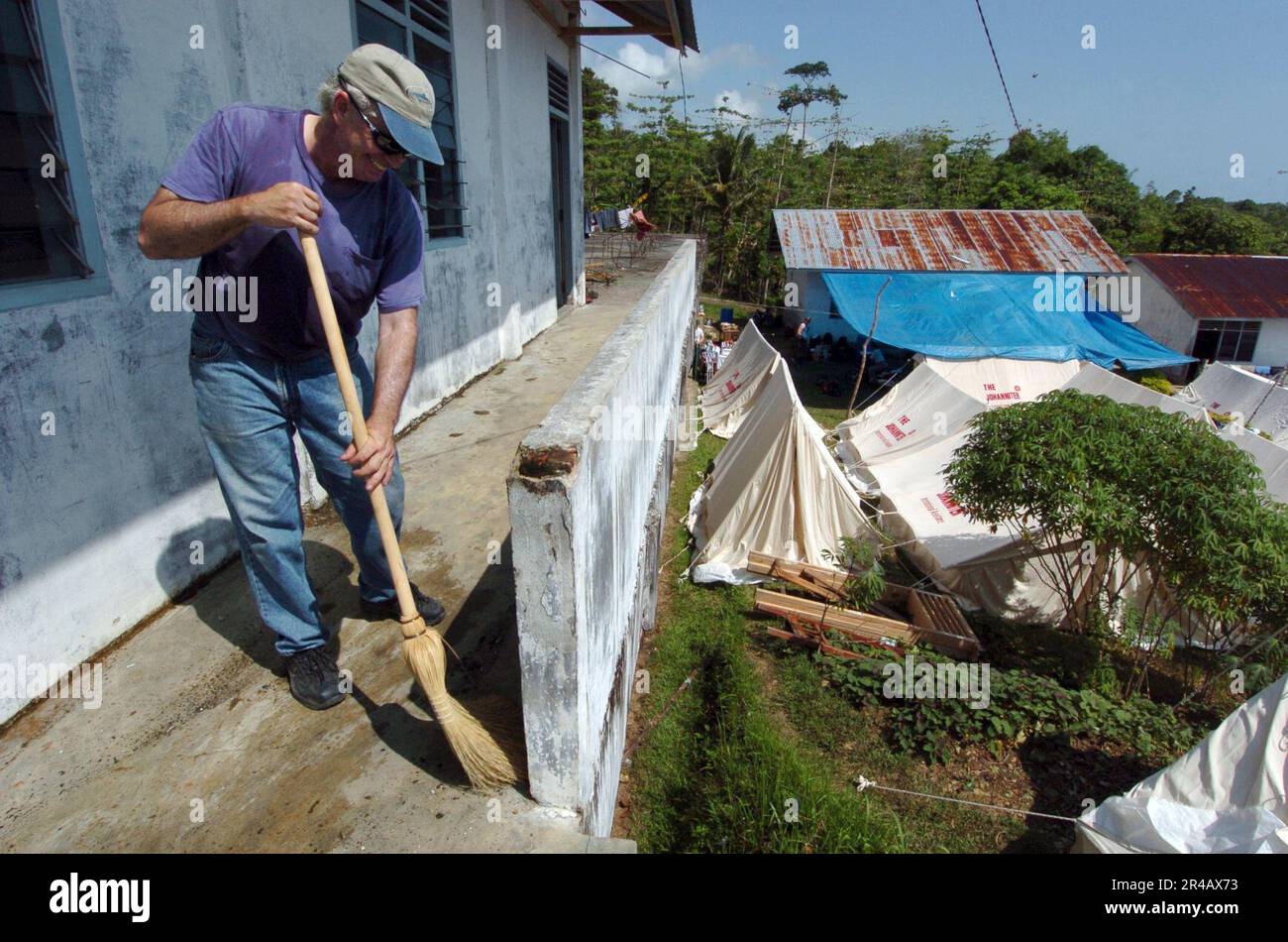 US Navy the ships carpenter aboard the Military Sealift Command (MSC