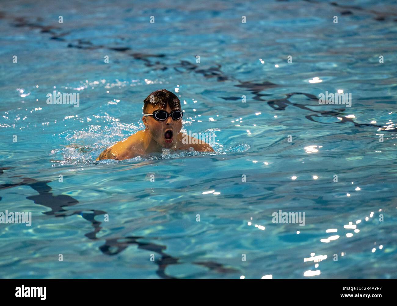 U.S. Marine Corps Staff Sgt. Michael R. Montesanto, an instructor with ...