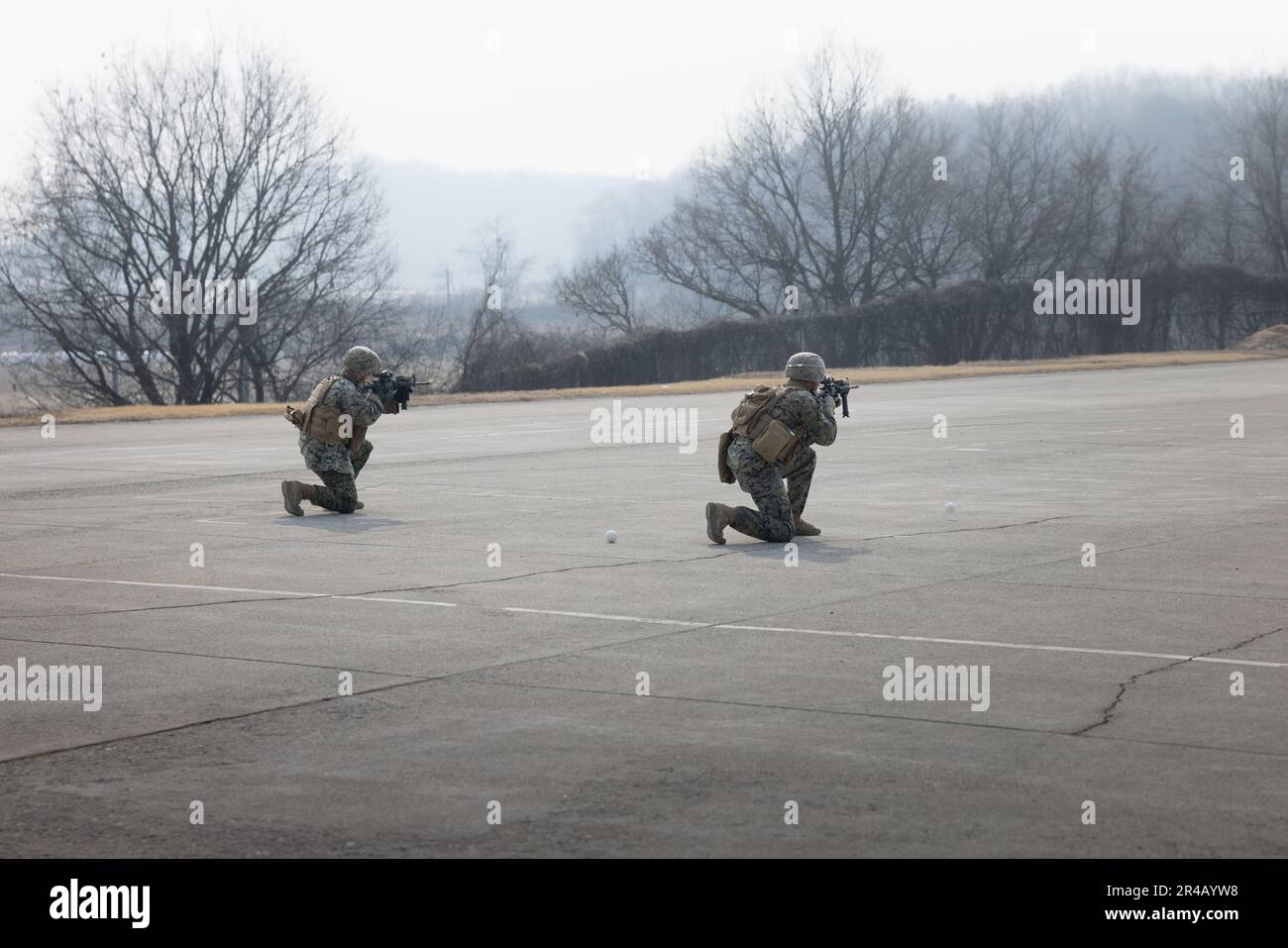 U.S. Marines with III Marine Expeditionary Force Support Battalion, III ...