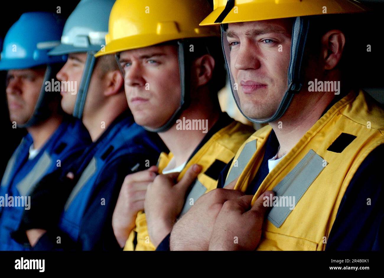 US Navy Boatswain's Mates stationed aboard the Nimitz class aircraft