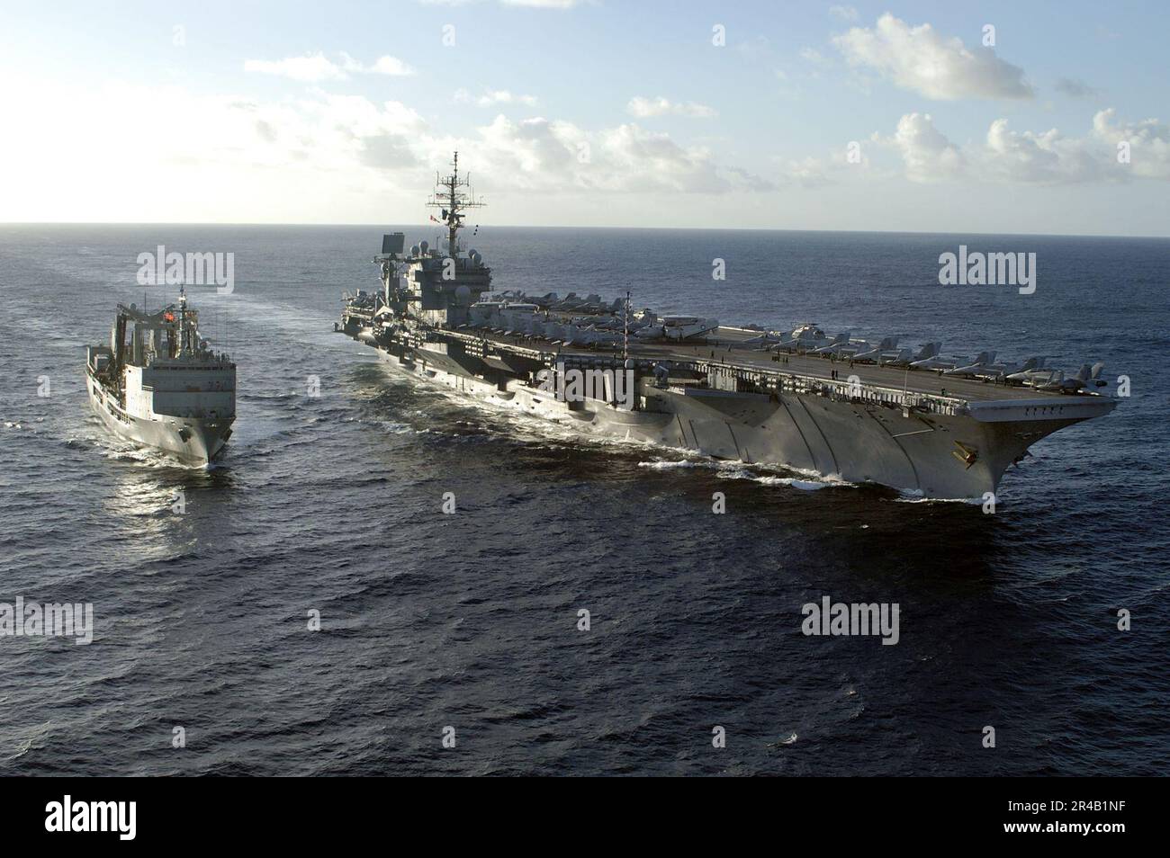 US Navy The conventionally powered aircraft carrier USS Kitty Hawk (CV