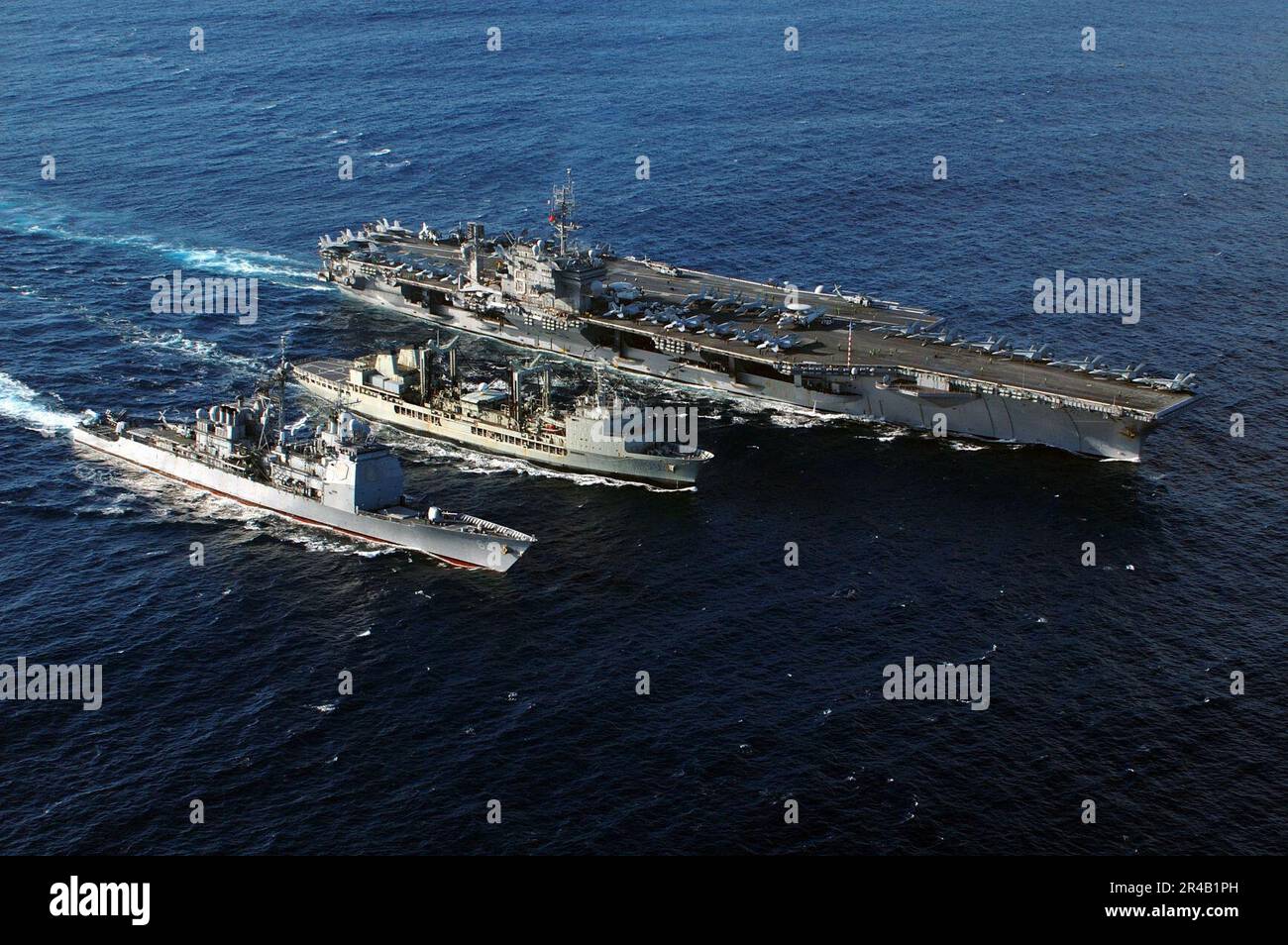 US Navy The conventionally powered aircraft carrier USS Kitty Hawk (CV