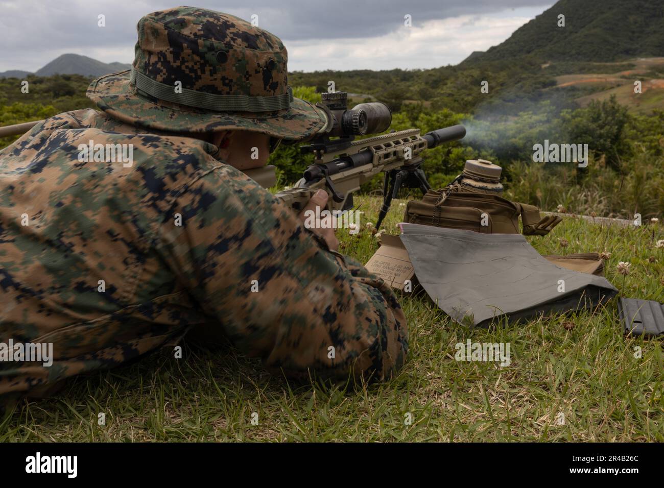 USMC snipers test new Mk22 precision rifle system