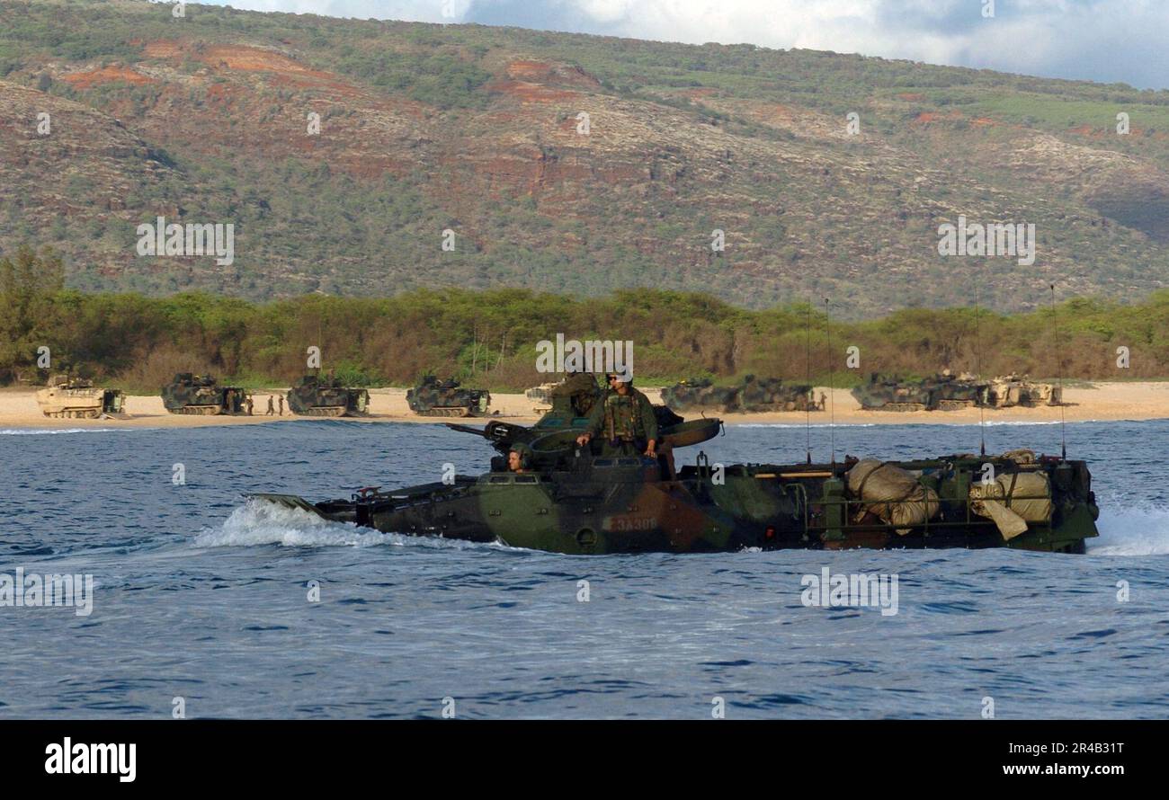 US Navy U.S. Marines Assigned To The 3rd Amphibious Assault Battalion ...