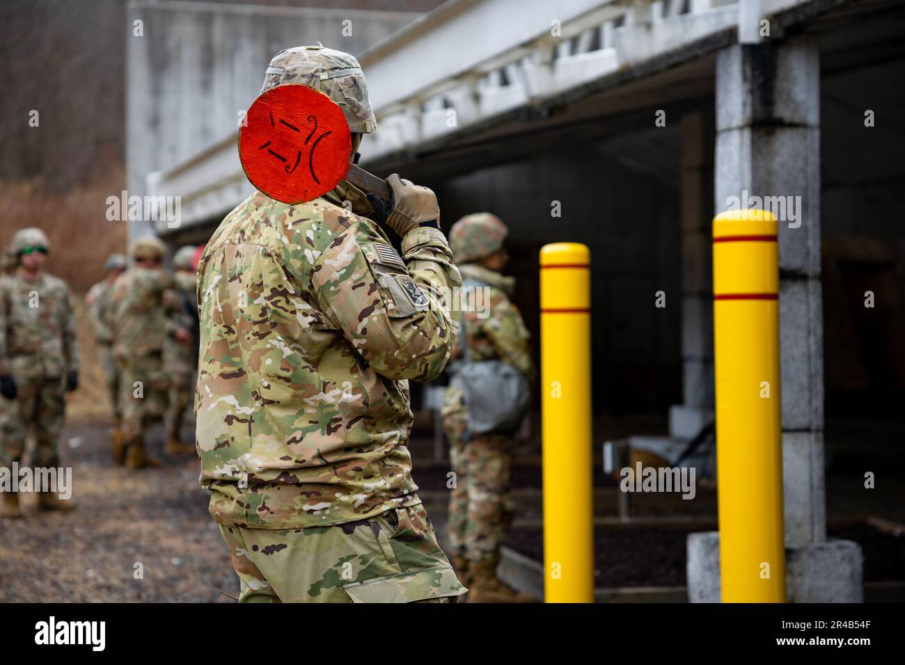 A officer assigned to the 102nd Infantry Regiment