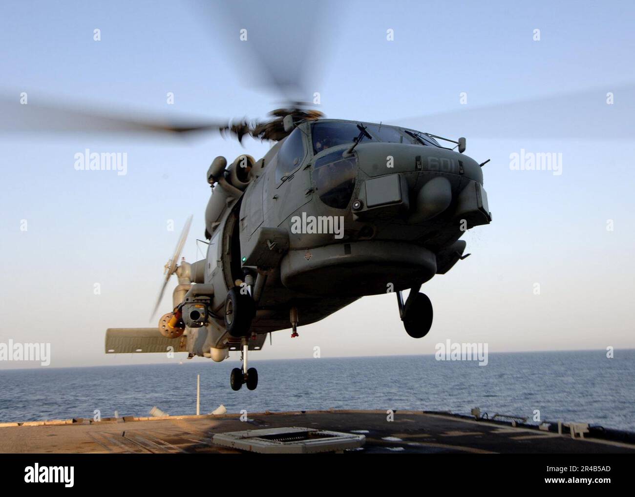 Us Navy An Sh 60b Seahawk Helicopter Assigned To The Jaguars Of Helicopter Anti Submarine