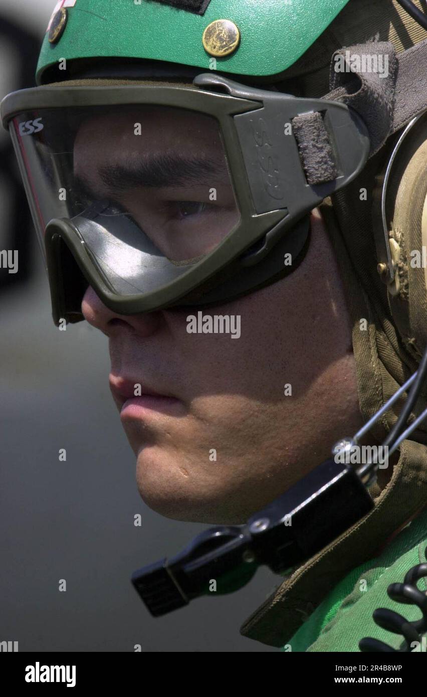 US Navy U.S. Marine Corps Sgt. assigned to the Red Devils of Marine Fighter Attack Squadron Two Three Two (VMFA-232) Stock Photo