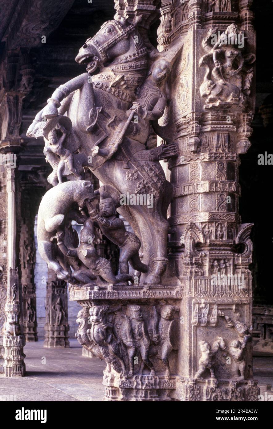 Sculptures in Jalakandeswarar Temple at Vellore Tamil Nadu, South India