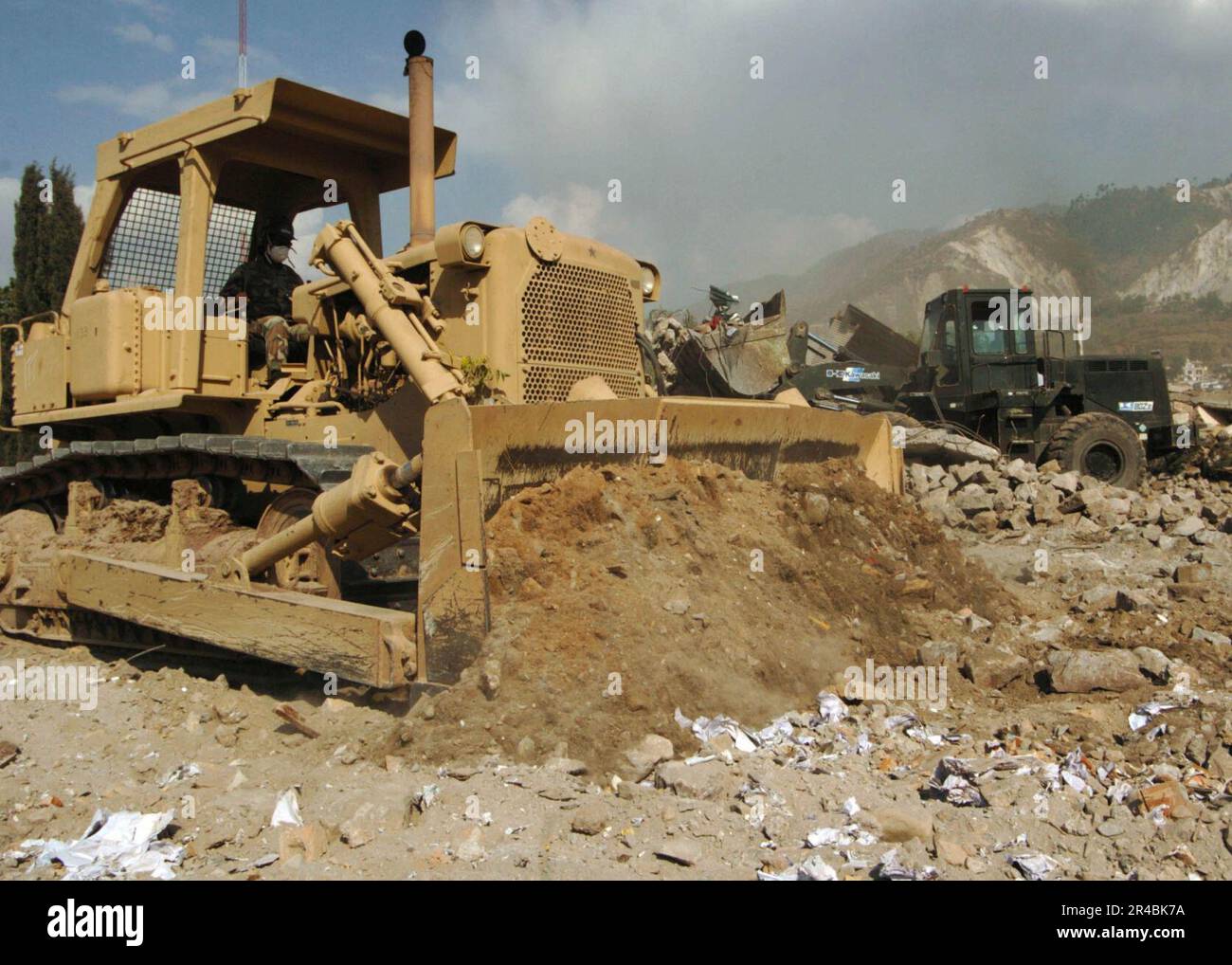 US Navy Seabees assigned to Naval Mobile Construction Battalion Seven