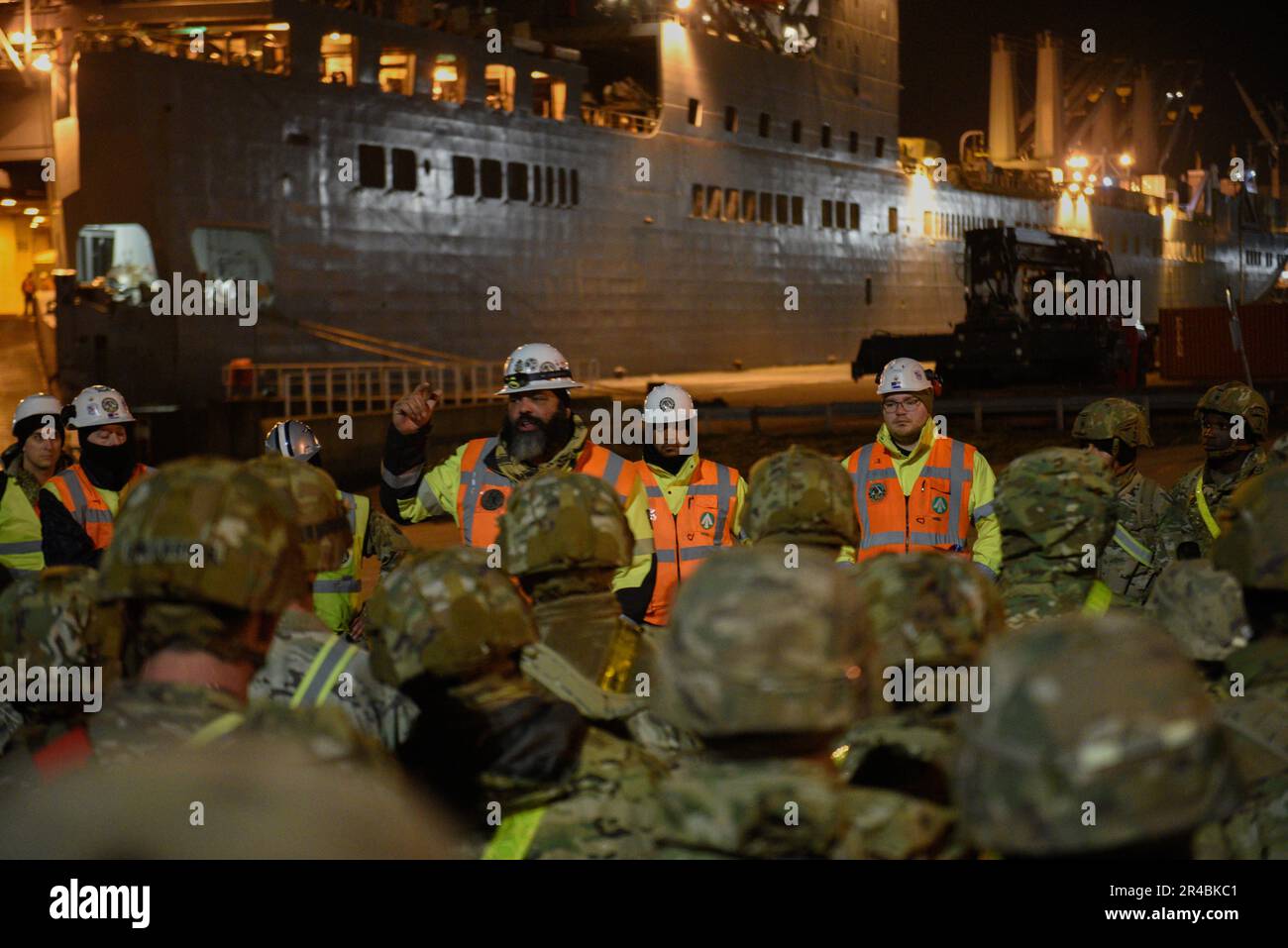 Soldiers from the 16th Sustainment Brigade assigned to the 260th ...