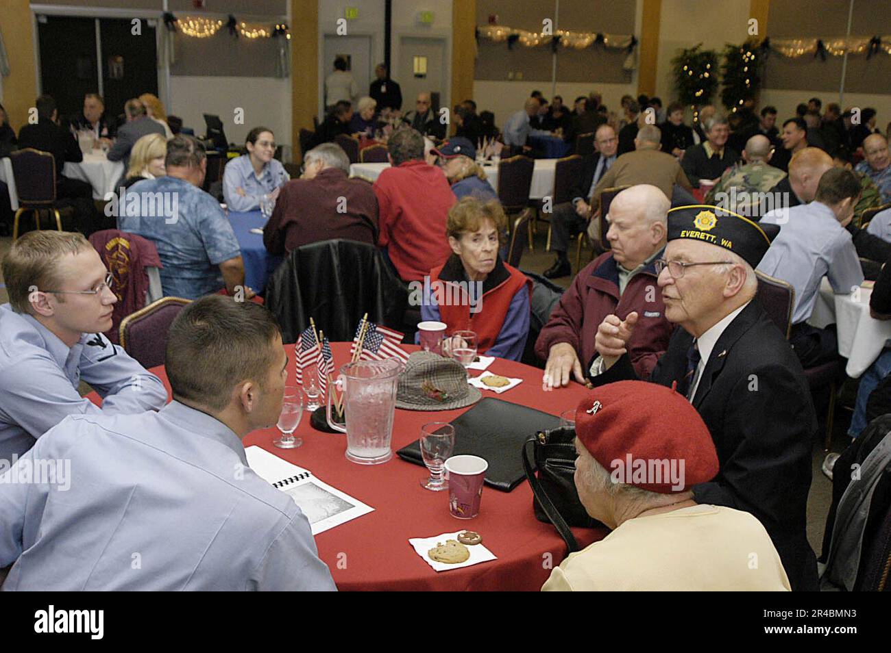 US Navy Over 100 veterans from all branches of the U.S. Military attend