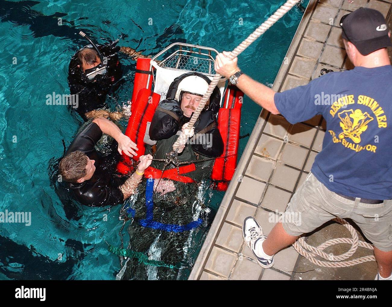 US Navy Afloat Training Group Mayport Search and Rescue (SAR) swimmer