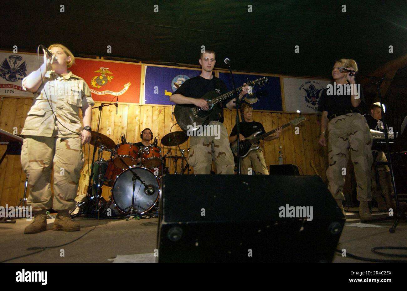 US Navy U.S. Navy Petty Officer 3rd Class left, performs with U.S. Air ...