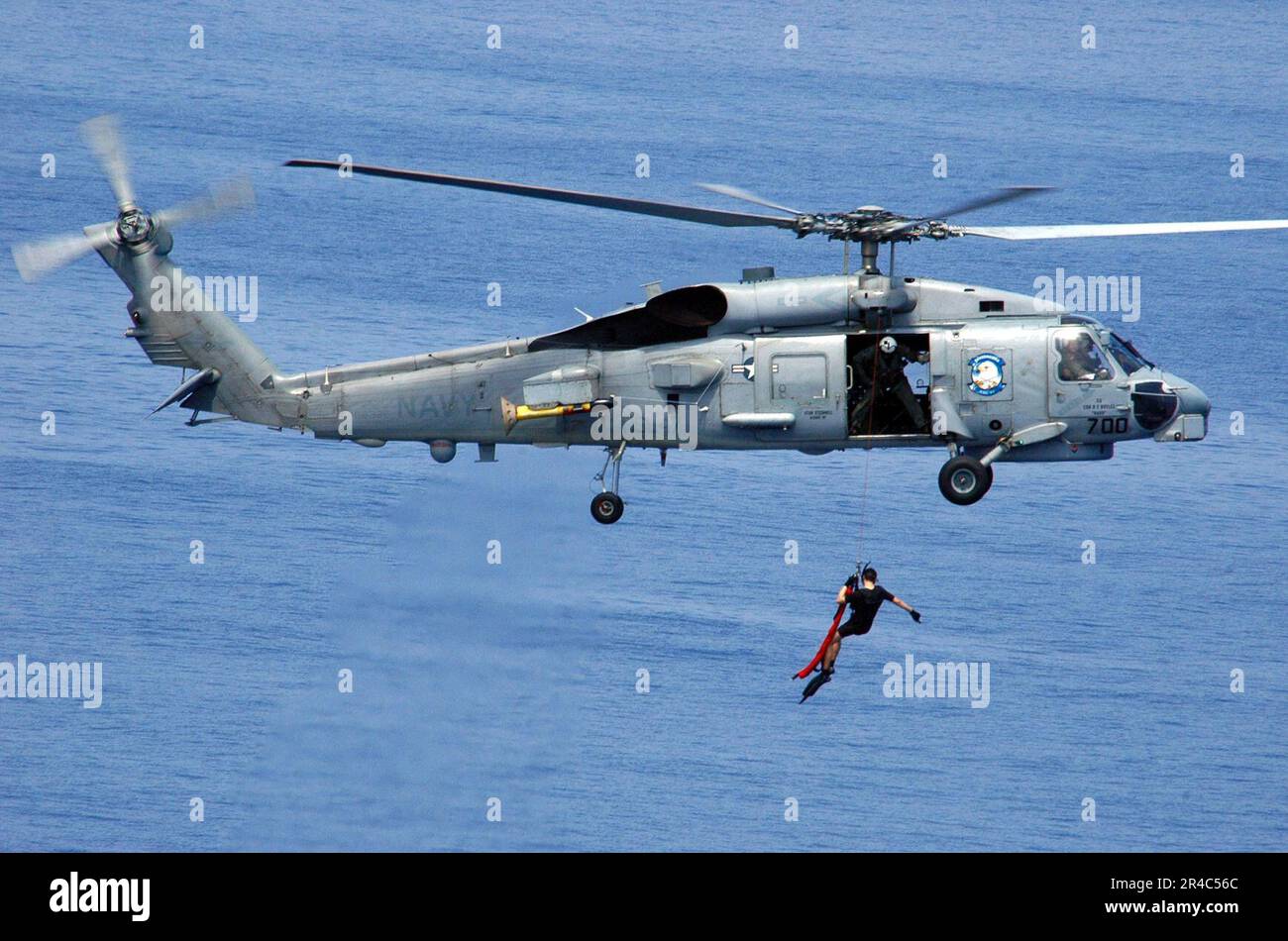 US Navy An SH-60B Seahawk helicopter assigned to Helicopter Anti ...