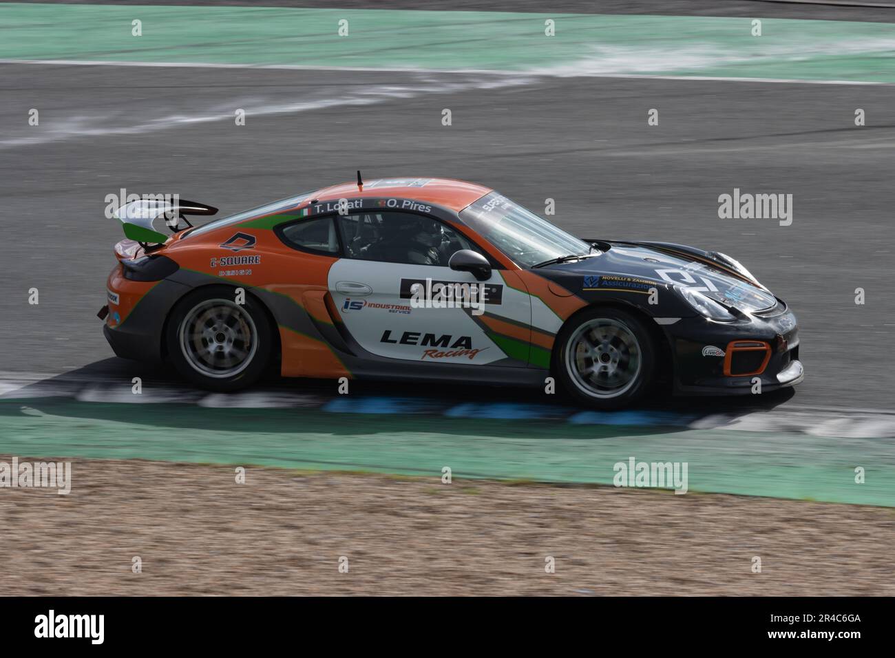 11-20-2022 PORTUGAL, LISBON: Caterham festival - car racing - black and ...
