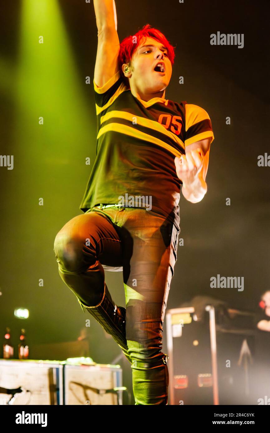 Milan Italy. 07 March 2011. The American band MY CHEMICAL ROMANCE performs live on stage at Palasharp during 'My World Contamination Tour'. Stock Photo