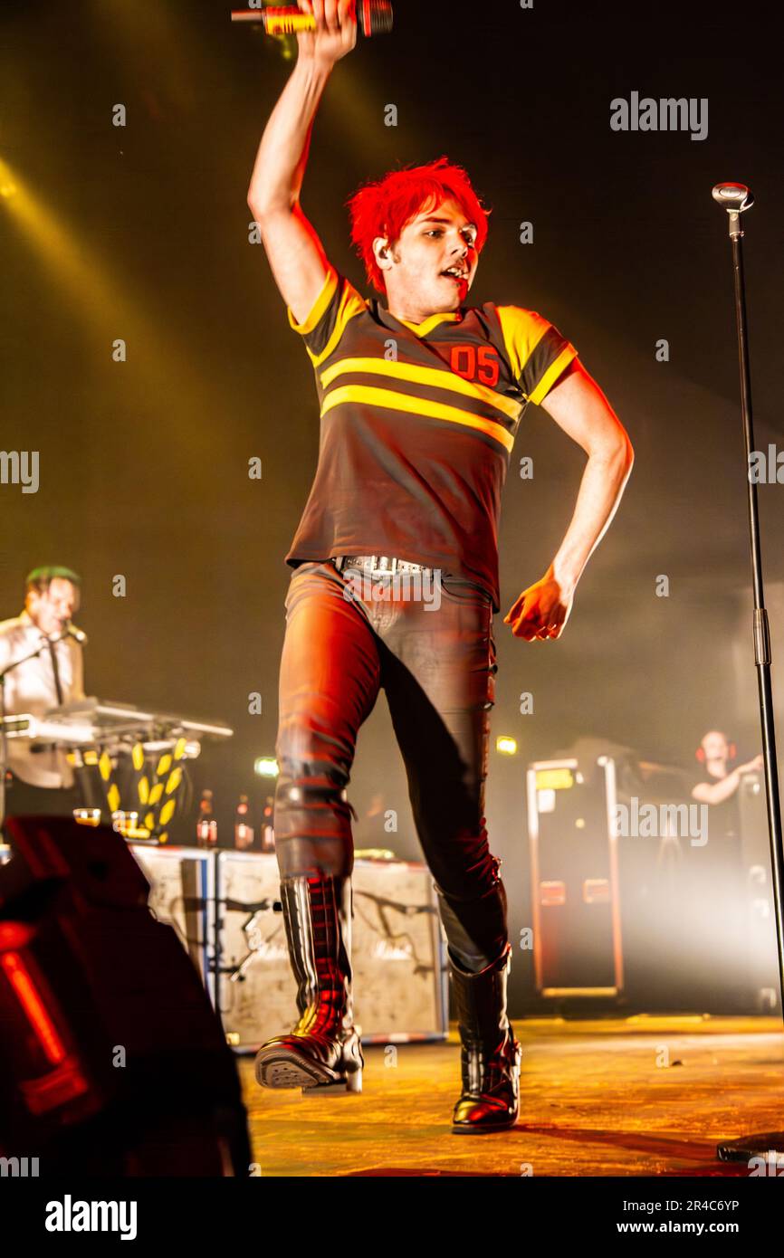Milan Italy. 07 March 2011. The American band MY CHEMICAL ROMANCE performs live on stage at Palasharp during 'My World Contamination Tour'. Stock Photo