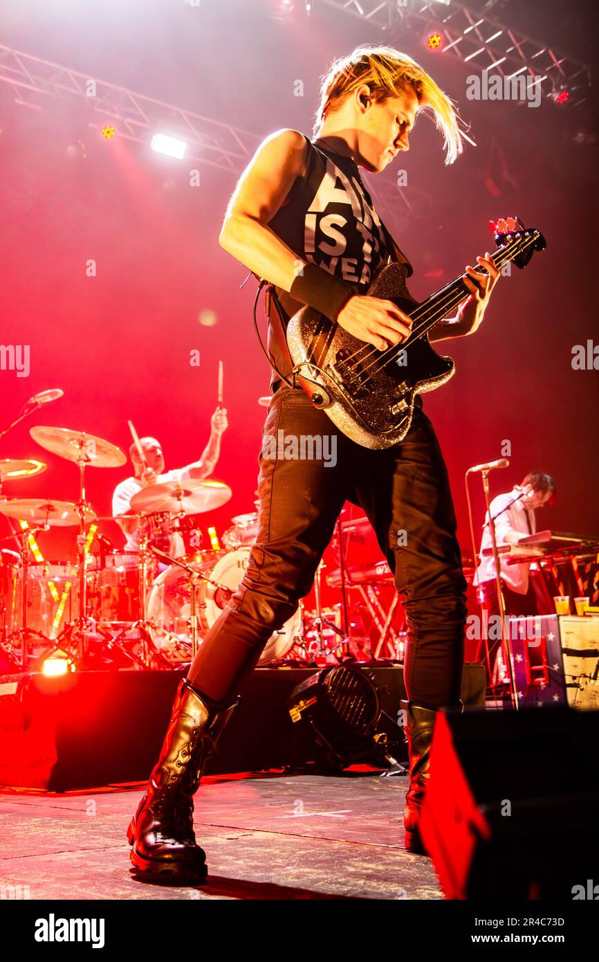 Milan Italy. 07 March 2011. The American band MY CHEMICAL ROMANCE performs live on stage at Palasharp during 'My World Contamination Tour'. Stock Photo