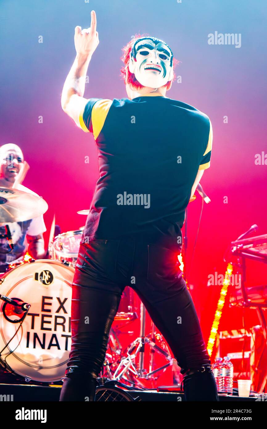 Milan Italy. 07 March 2011. The American band MY CHEMICAL ROMANCE performs live on stage at Palasharp during 'My World Contamination Tour'. Stock Photo