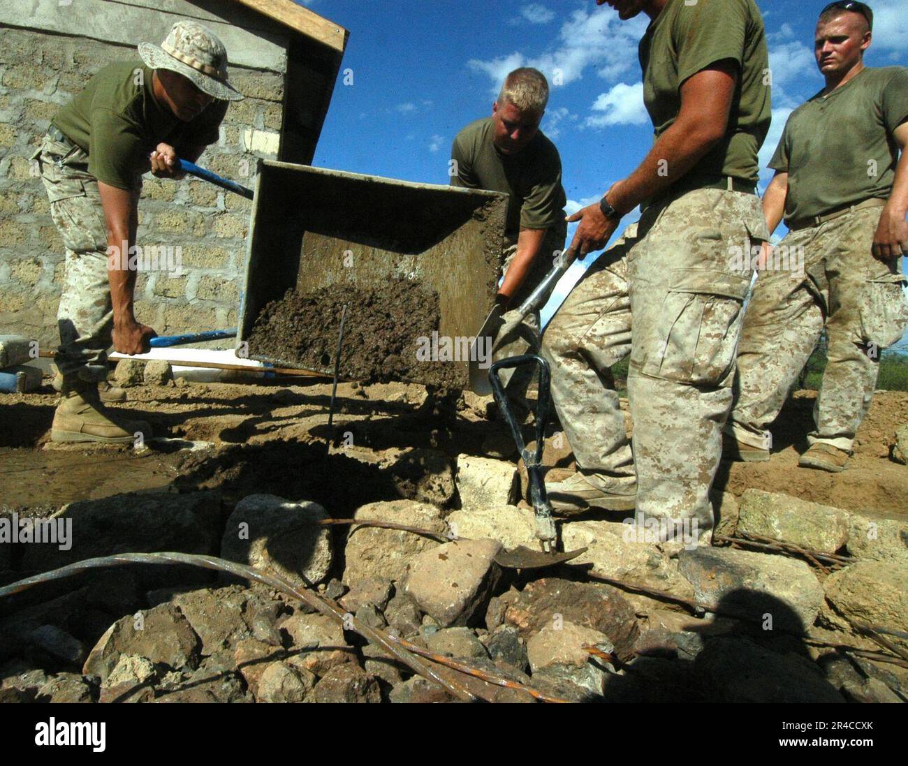 US Navy The U.S. Marine 6th Engineering Support Battalion (EBS) worked