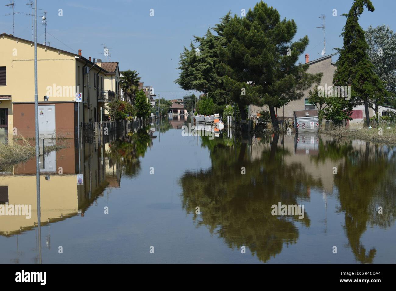 Ravenna, Italy. 27th May, 2023. Ten days after the last heavy flood