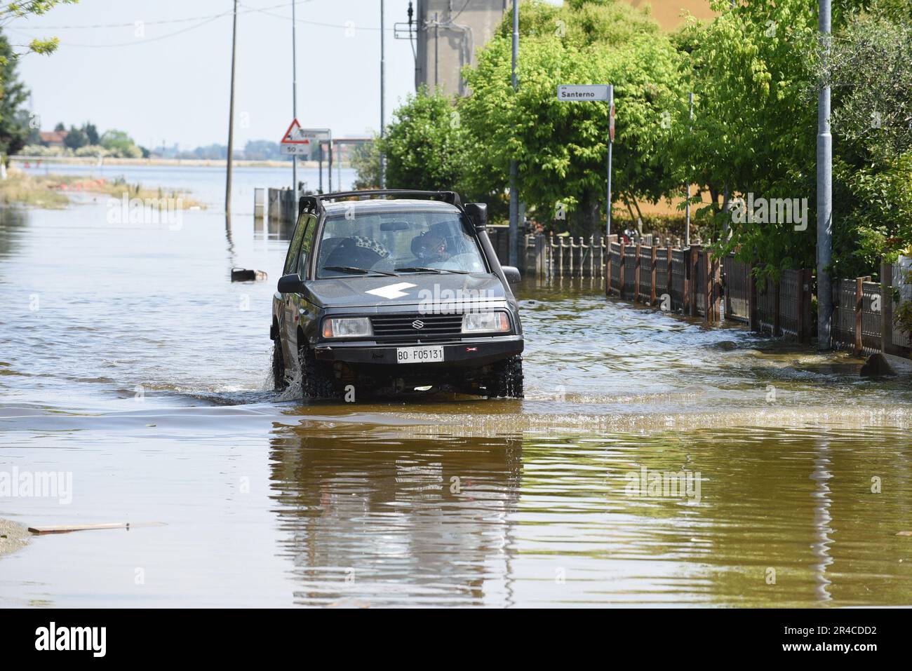 Ravenna, Italy. 27th May, 2023. Ten days after the last heavy flood