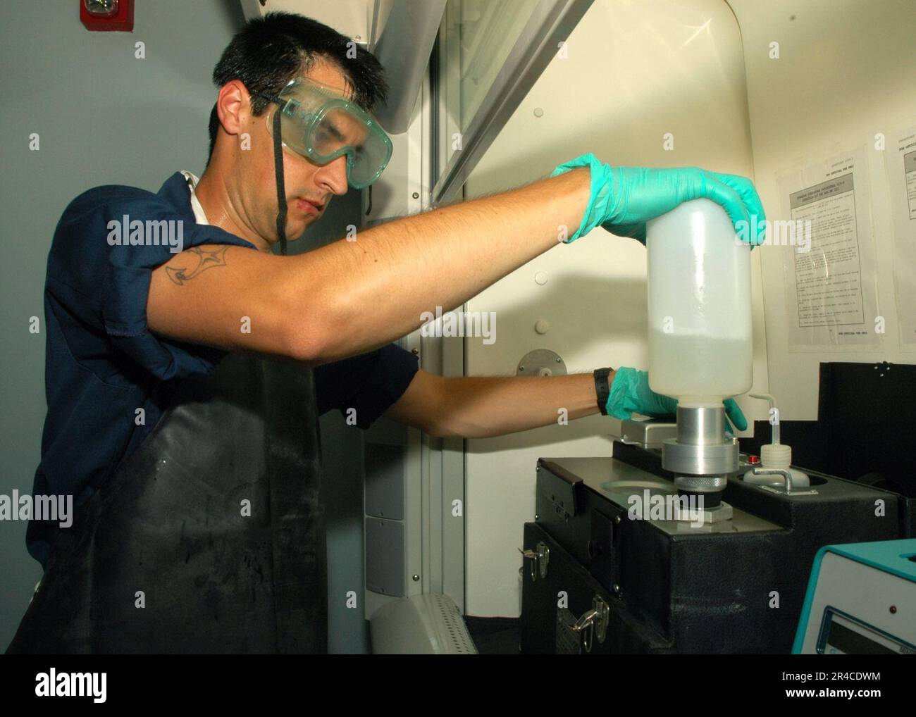 US Navy Aviation Boatswain's Mate Fuel 3rd Class assigned to the Fuels