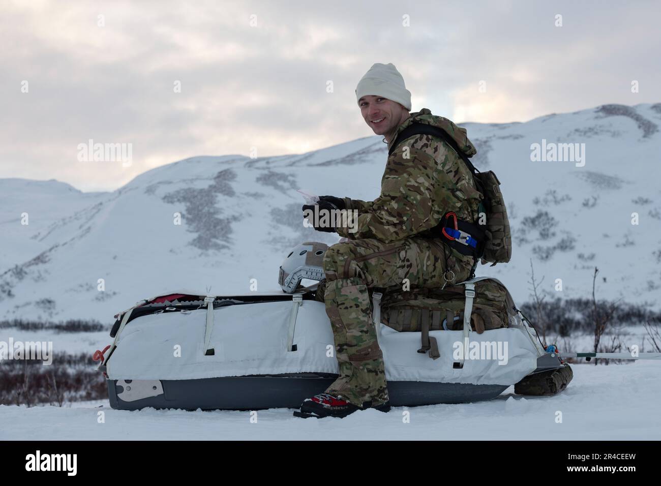 U.S. Air Force Staff Sgt. Trenten Collins, a tactical air control party