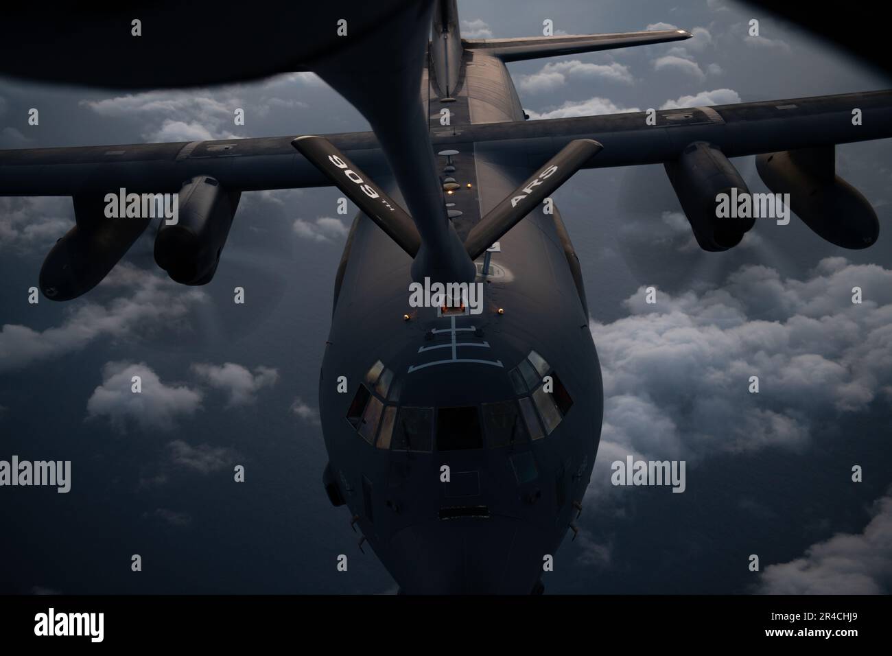 An MC-130J Commando II assigned to the 1st Special Operations Squadron ...