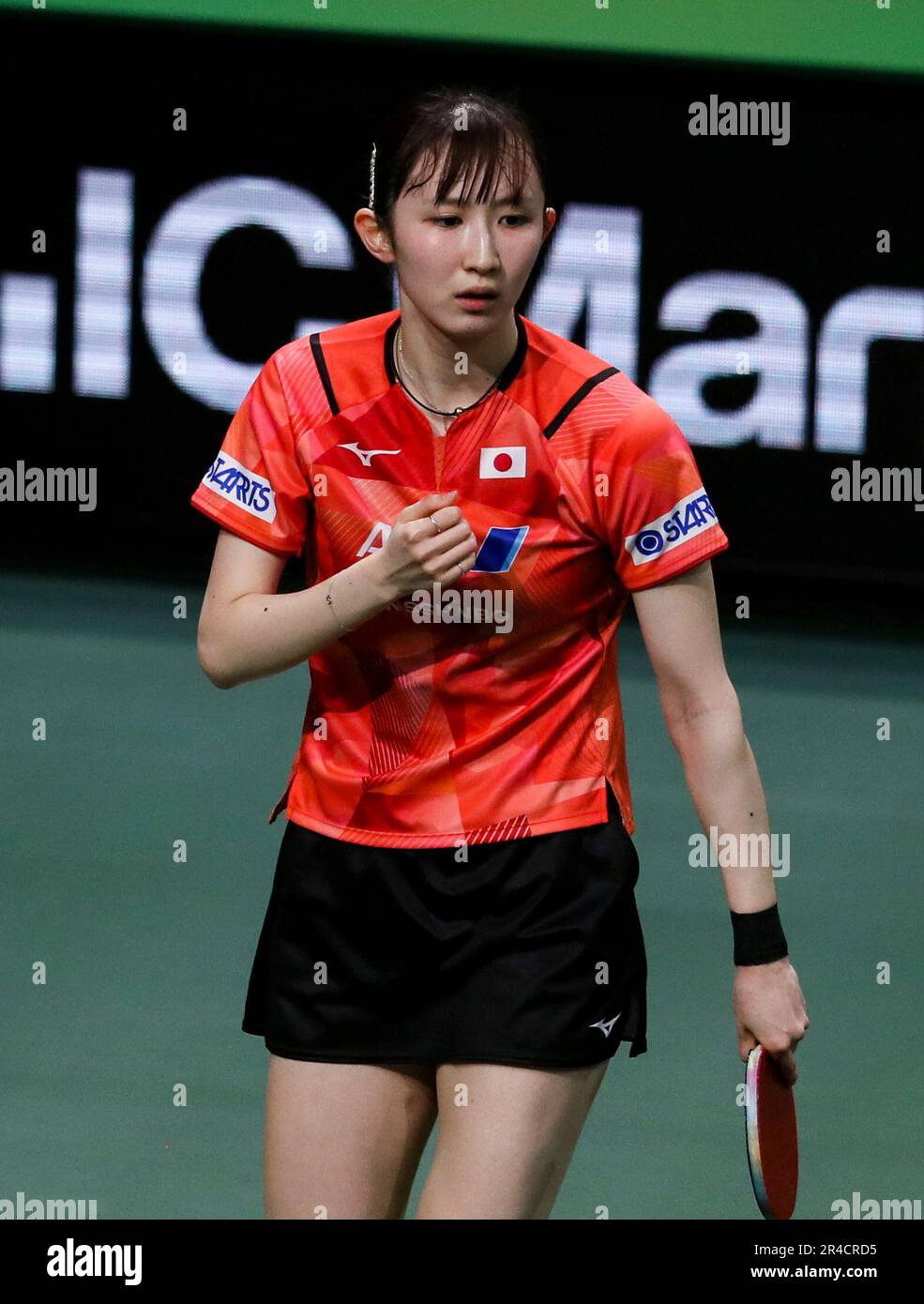 Durban, South Africa. 27th May, 2023. Hayata Hina of Japan reacts ...