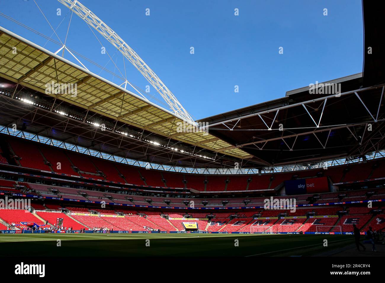 A general view of Wembley Stadium ahead of the Sky Bet Championship PlayOff Final match