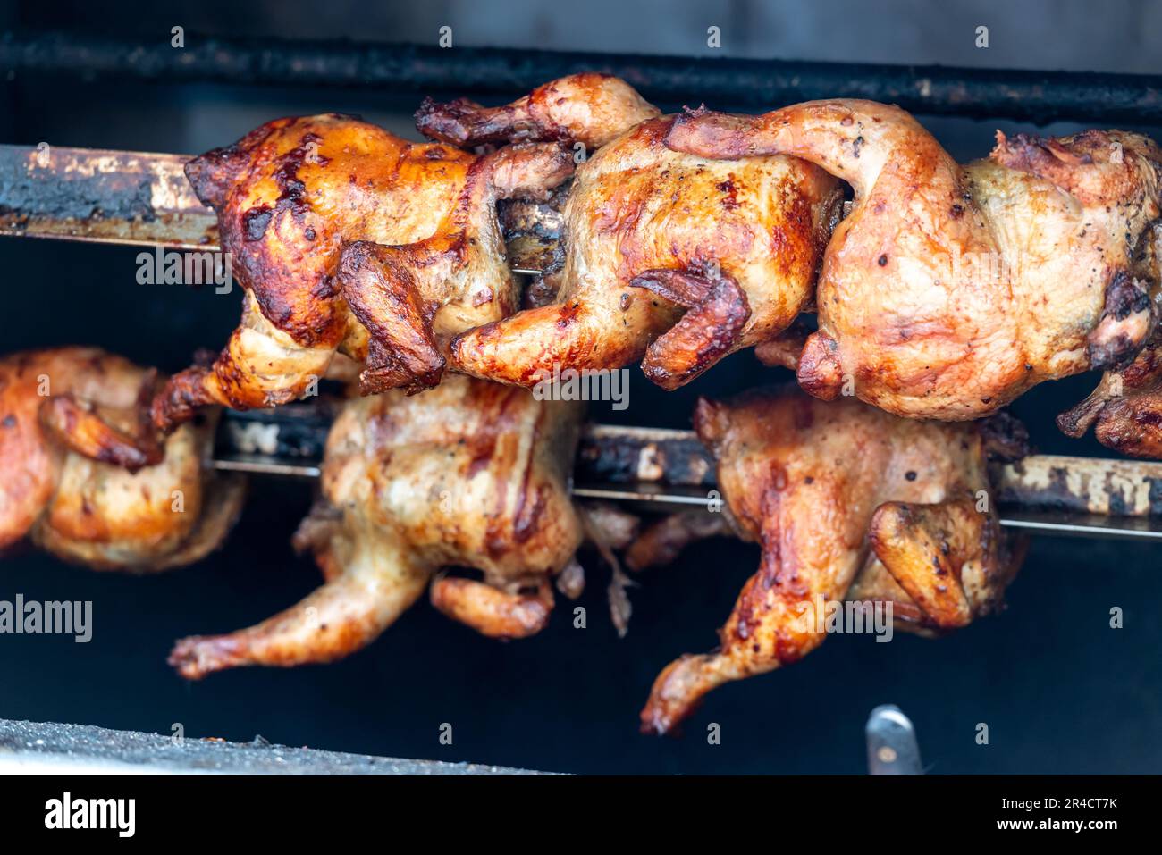 Charcoal chicken grill machine hot sale