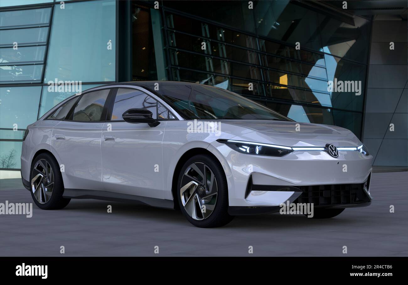 Volkswagen ID.7 - the most important model in the ID family Stock Photo