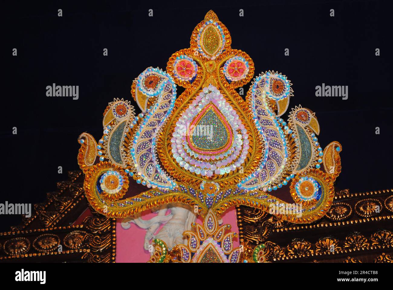durga idol image, Clay Durga Goddess pic,durga ji ki murti,maa durga idol,mata ki murti, Stock Photo