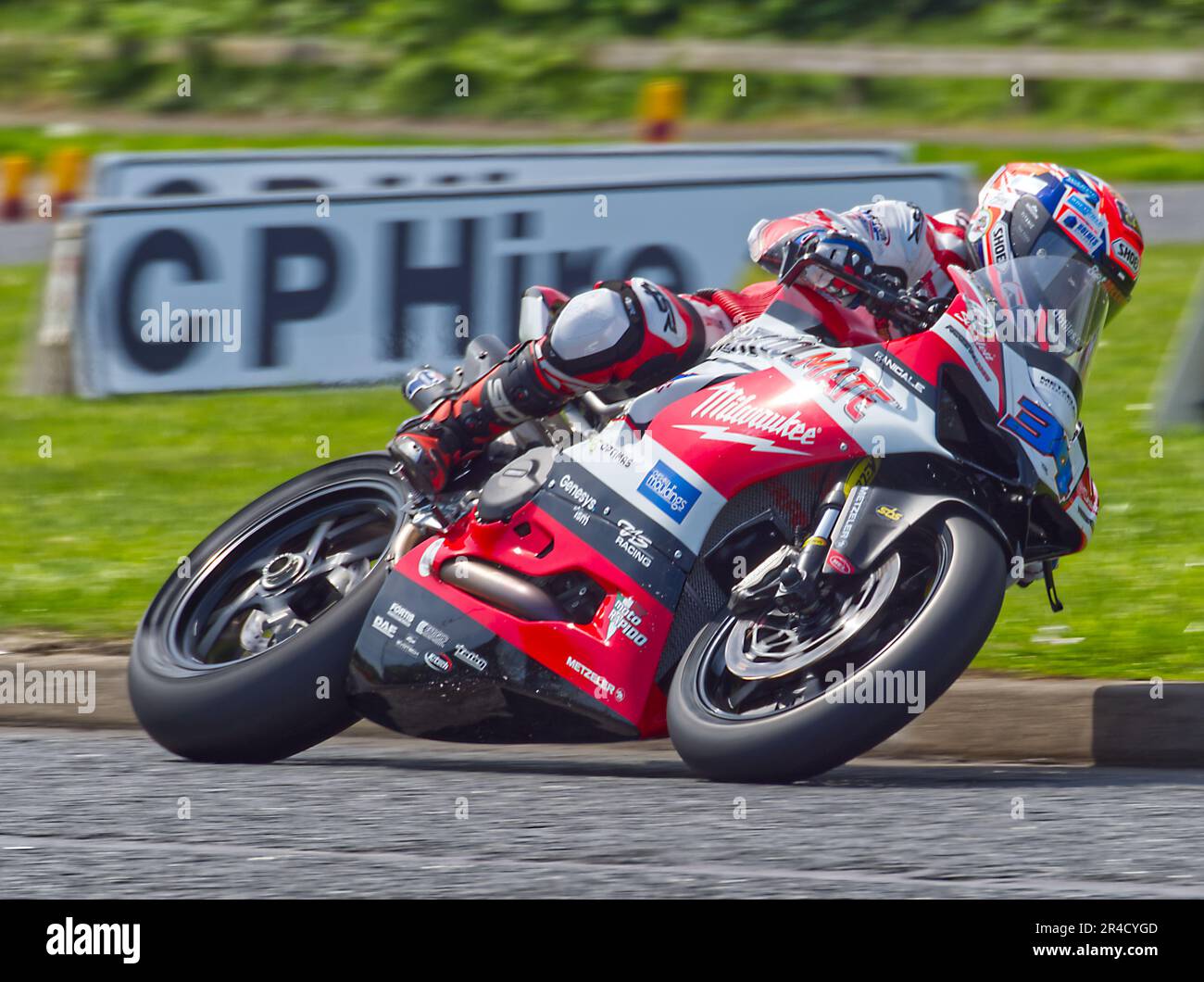 Alaister Seeley. Anchor Bar Superbike Race, International North West 200 Road Races 2023, Northern Ireland Stock Photo