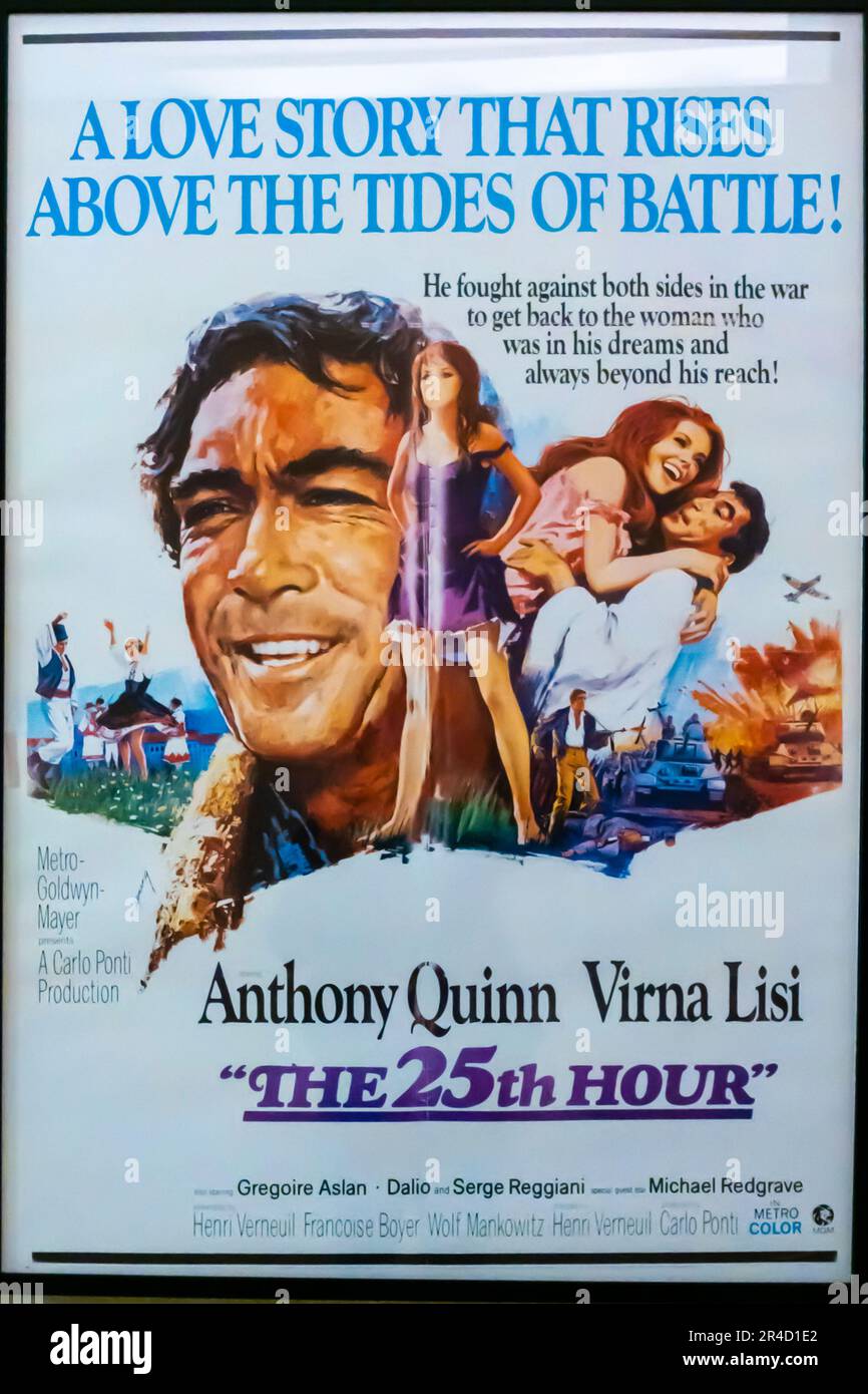 The 25th Hour (1967) film poster. Director: Henri Verneuil Stock Photo