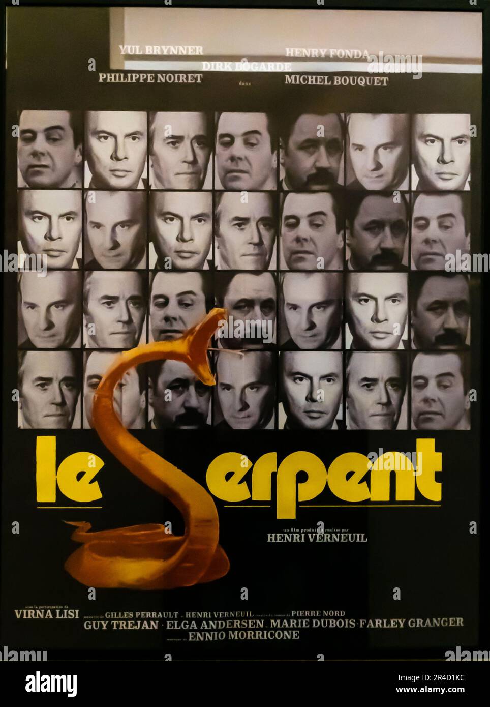 Le Serpent (film poster, 1973) Director: Henri Verneuil  starring  Yul Brynner Henry Fonda Stock Photo