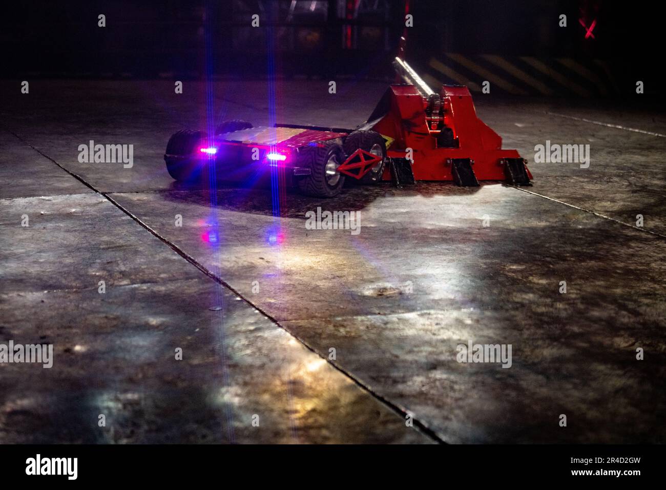 Brentwood, UK. 27th May, 2023. Brentwood Essex 27th May 2023 Extreme Robots live at the Brentwood Centre Brentwood Essex; the live show from BBC's Robot Wars. The event also seeks to encourage interest in STEM subjects. Credit: Ian Davidson/Alamy Live News Stock Photo