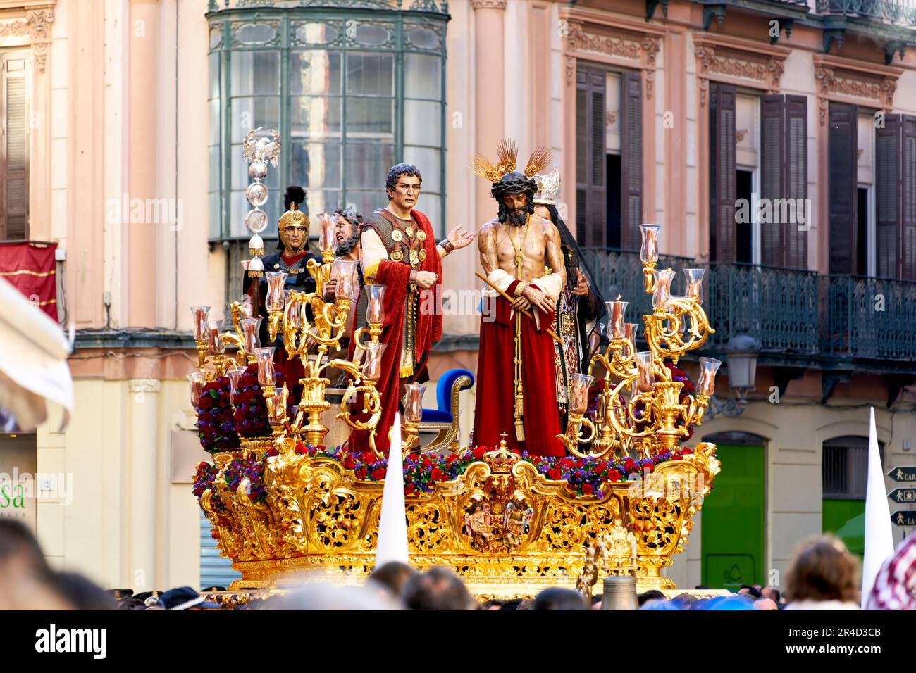 Andalusia Spain. Procession at the Semana Santa (Holy week) in Malaga
