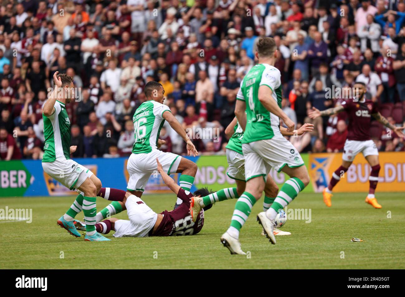 Hibernian hearts 2023 hi-res stock photography and images - Alamy