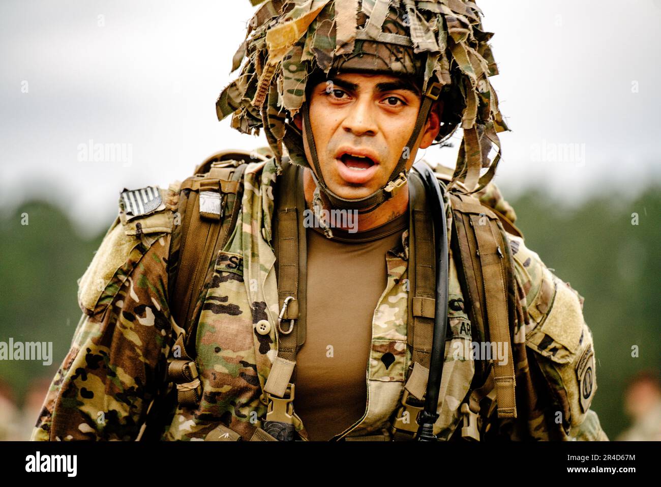 Paratroopers across the 82nd Airborne Division finish the 12 mile road