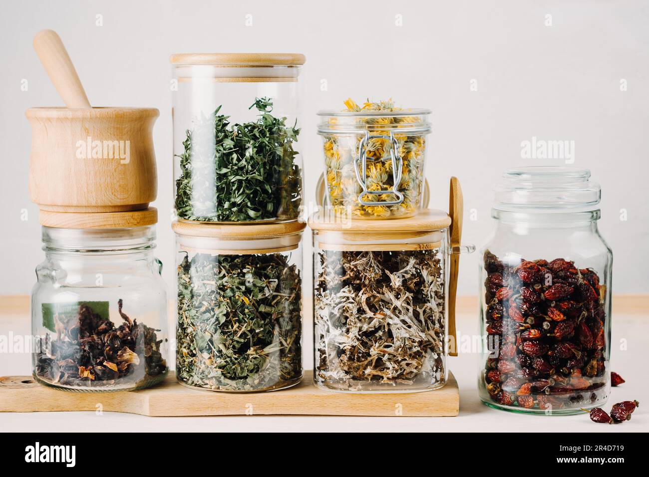 Dry medicinal herbal tea, Alternative medicine Stock Photo Alamy