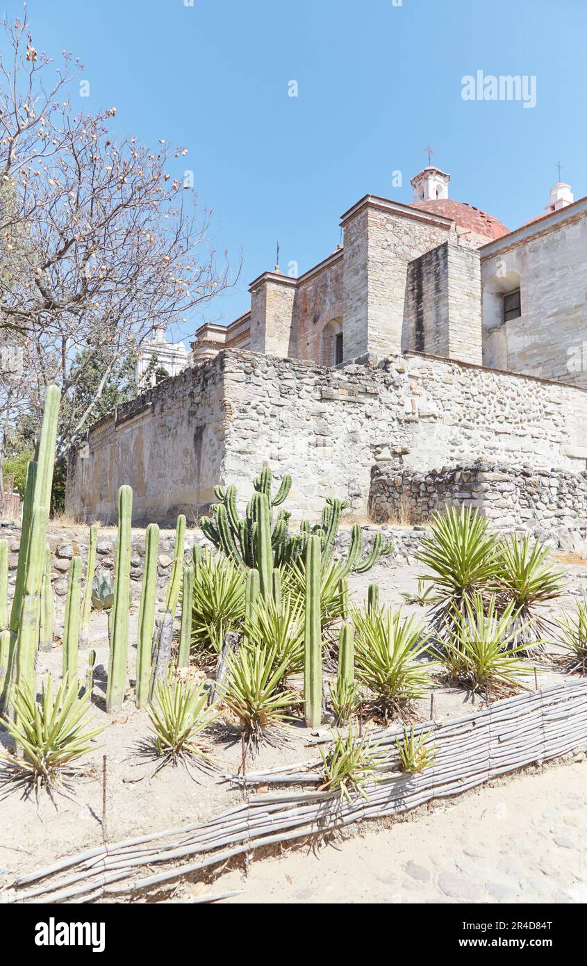 The unique ruins of Mitla, in Oaxaca, Mexico, was a Zapotec and Mixtec